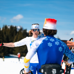 CHAMPIONNATS DE FRANCE DES CLUBS,LES SAISIES, FRANCE - APRIL 5: DEUFFIC Charly April 5, 2026 in LES SAISIES, France. (Photo by Rodriguez Alexis / @Aleiks_photo)