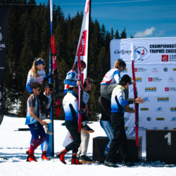 CHAMPIONNATS DE FRANCE DES CLUBS,LES SAISIES, FRANCE - APRIL 5: PODIUM April 5, 2026 in LES SAISIES, France. (Photo by Rodriguez Alexis / @Aleiks_photo)