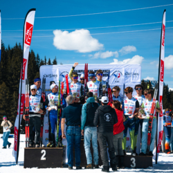 CHAMPIONNATS DE FRANCE DES CLUBS,LES SAISIES, FRANCE - APRIL 5: PODIUM April 5, 2026 in LES SAISIES, France. (Photo by Rodriguez Alexis / @Aleiks_photo)