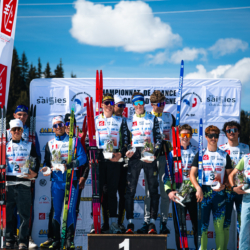 CHAMPIONNATS DE FRANCE DES CLUBS,LES SAISIES, FRANCE - APRIL 5: PODIUM April 5, 2026 in LES SAISIES, France. (Photo by Rodriguez Alexis / @Aleiks_photo)