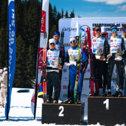 CHAMPIONNATS DE FRANCE DES CLUBS,LES SAISIES, FRANCE - APRIL 5: PODIUM April 5, 2026 in LES SAISIES, France. (Photo by Rodriguez Alexis / @Aleiks_photo)