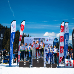 CHAMPIONNATS DE FRANCE DES CLUBS,LES SAISIES, FRANCE - APRIL 5: PODIUM April 5, 2026 in LES SAISIES, France. (Photo by Rodriguez Alexis / @Aleiks_photo)