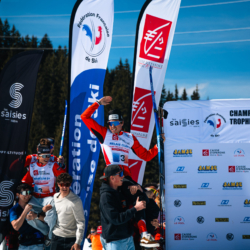 CHAMPIONNATS DE FRANCE DES CLUBS,LES SAISIES, FRANCE - APRIL 5: PODIUM April 5, 2026 in LES SAISIES, France. (Photo by Rodriguez Alexis / @Aleiks_photo)