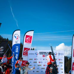 CHAMPIONNATS DE FRANCE DES CLUBS,LES SAISIES, FRANCE - APRIL 5: PODIUM April 5, 2026 in LES SAISIES, France. (Photo by Rodriguez Alexis / @Aleiks_photo)