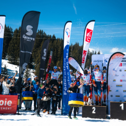 CHAMPIONNATS DE FRANCE DES CLUBS,LES SAISIES, FRANCE - APRIL 5: PODIUM April 5, 2026 in LES SAISIES, France. (Photo by Rodriguez Alexis / @Aleiks_photo)