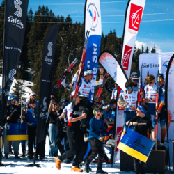 CHAMPIONNATS DE FRANCE DES CLUBS,LES SAISIES, FRANCE - APRIL 5: PODIUM April 5, 2026 in LES SAISIES, France. (Photo by Rodriguez Alexis / @Aleiks_photo)