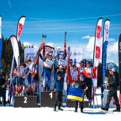 CHAMPIONNATS DE FRANCE DES CLUBS,LES SAISIES, FRANCE - APRIL 5: PODIUM April 5, 2026 in LES SAISIES, France. (Photo by Rodriguez Alexis / @Aleiks_photo)