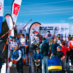 CHAMPIONNATS DE FRANCE DES CLUBS,LES SAISIES, FRANCE - APRIL 5: PODIUM April 5, 2026 in LES SAISIES, France. (Photo by Rodriguez Alexis / @Aleiks_photo)