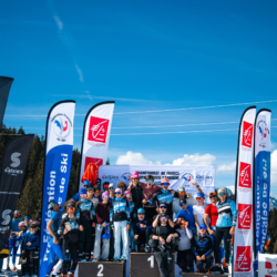 CHAMPIONNATS DE FRANCE DES CLUBS,LES SAISIES, FRANCE - APRIL 5: PODIUM TEAM April 5, 2026 in LES SAISIES, France. (Photo by Rodriguez Alexis / @Aleiks_photo)