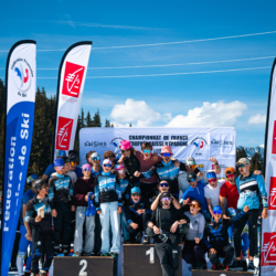 CHAMPIONNATS DE FRANCE DES CLUBS,LES SAISIES, FRANCE - APRIL 5: PODIUM TEAM April 5, 2026 in LES SAISIES, France. (Photo by Rodriguez Alexis / @Aleiks_photo)
