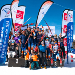 CHAMPIONNATS DE FRANCE DES CLUBS,LES SAISIES, FRANCE - APRIL 5: TEAM April 5, 2026 in LES SAISIES, France. (Photo by Rodriguez Alexis / @Aleiks_photo)