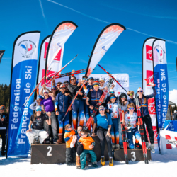 CHAMPIONNATS DE FRANCE DES CLUBS,LES SAISIES, FRANCE - APRIL 5: TEAM April 5, 2026 in LES SAISIES, France. (Photo by Rodriguez Alexis / @Aleiks_photo)
