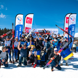 CHAMPIONNATS DE FRANCE DES CLUBS,LES SAISIES, FRANCE - APRIL 5: TEAM April 5, 2026 in LES SAISIES, France. (Photo by Rodriguez Alexis / @Aleiks_photo)
