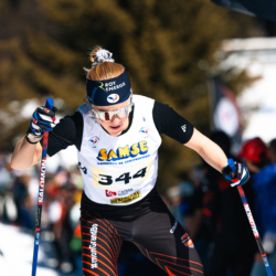 CHAMPIONNATS DE FRANCE DES CLUBS,LES SAISIES, FRANCE - APRIL 5: CHAUVEAU Sophie April 5, 2026 in LES SAISIES, France. (Photo by Rodriguez Alexis / @Aleiks_photo)