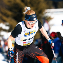 CHAMPIONNATS DE FRANCE DES CLUBS,LES SAISIES, FRANCE - APRIL 5: CHAUVEAU Sophie April 5, 2026 in LES SAISIES, France. (Photo by Rodriguez Alexis / @Aleiks_photo)