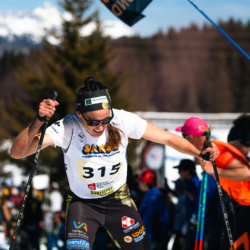 CHAMPIONNATS DE FRANCE DES CLUBS,LES SAISIES, FRANCE - APRIL 5: BENOIT Manon April 5, 2026 in LES SAISIES, France. (Photo by Rodriguez Alexis / @Aleiks_photo)