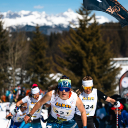 CHAMPIONNATS DE FRANCE DES CLUBS,LES SAISIES, FRANCE - APRIL 5: BERTHET Melina April 5, 2026 in LES SAISIES, France. (Photo by Rodriguez Alexis / @Aleiks_photo)