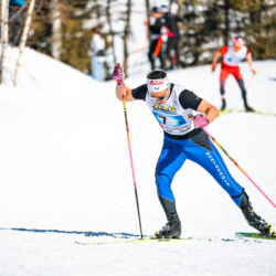 CHAMPIONNATS DE FRANCE DES CLUBS,LES SAISIES, FRANCE - APRIL 5: LOMBARDOT Oscar April 5, 2026 in LES SAISIES, France. (Photo by Rodriguez Alexis / @Aleiks_photo)