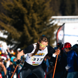 CHAMPIONNATS DE FRANCE DES CLUBS,LES SAISIES, FRANCE - APRIL 5: BRAISAZ-BOUCHET Justine1 April 5, 2026 in LES SAISIES, France. (Photo by Rodriguez Alexis / @Aleiks_photo)