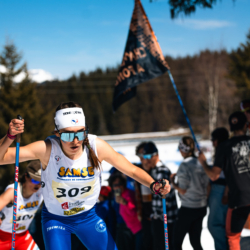CHAMPIONNATS DE FRANCE DES CLUBS,LES SAISIES, FRANCE - APRIL 5: BUGEAUD Lola April 5, 2026 in LES SAISIES, France. (Photo by Rodriguez Alexis / @Aleiks_photo)