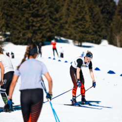 CHAMPIONNATS DE FRANCE DES CLUBS,LES SAISIES, FRANCE - APRIL 5: CHAUVEAU Sophie April 5, 2026 in LES SAISIES, France. (Photo by Rodriguez Alexis / @Aleiks_photo)