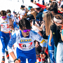 CHAMPIONNATS DE FRANCE DES CLUBS,LES SAISIES, FRANCE - APRIL 5: PERRIER Noa April 5, 2026 in LES SAISIES, France. (Photo by Rodriguez Alexis / @Aleiks_photo)