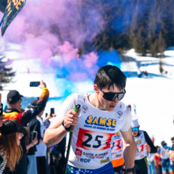 CHAMPIONNATS DE FRANCE DES CLUBS,LES SAISIES, FRANCE - APRIL 5: METGE Eliot April 5, 2026 in LES SAISIES, France. (Photo by Rodriguez Alexis / @Aleiks_photo)