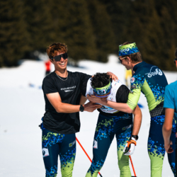 CHAMPIONNATS DE FRANCE DES CLUBS,LES SAISIES, FRANCE - APRIL 5: GAUTIER-PELISSIER Aubin April 5, 2026 in LES SAISIES, France. (Photo by Rodriguez Alexis / @Aleiks_photo)