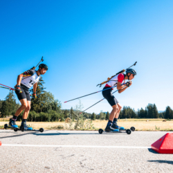 Mass Start DNF/Chrono,CORRENCON, FRANCE - JULY 10: PARMANTIER Sam, LAINE Victor July 10, 2026 in Correncon, France. (Photo by Rodriguez Alexis / @Aleiks_photo) Mass Start DNF/Chrono , 865