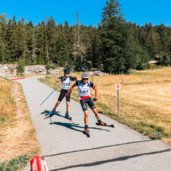 Mass Start DNF/Chrono,CORRENCON, FRANCE - JULY 10: SCHOTT Clement, RODRIGUEZ Clement July 10, 2026 in Correncon, France. (Photo by Rodriguez Alexis / @Aleiks_photo) Mass Start DNF/Chrono , 877