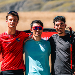 STAGE BESSANS FFS 18-08-26 - ©Alexis Rodriguez / Aleiksphoto,BESSANS, FRANCE - AUGUST 19: LAINE Victor FRA, DYUSSENOV Asset KAZ and ROCHEGUDE RIBOT Noé FRA August 19, 2026 in Bessans, France. (Photo by Rodriguez Alexis / @Aleiks_photo) STAGE BESSANS FFS 18-08-26 - ©Alexis Rodriguez / Aleiksphoto , 3305